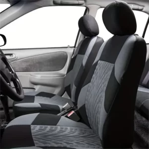 Upgrade Your Car Interior With These Stylish 9PCS Tire Pattern Universal Five Seat Car Seat Covers